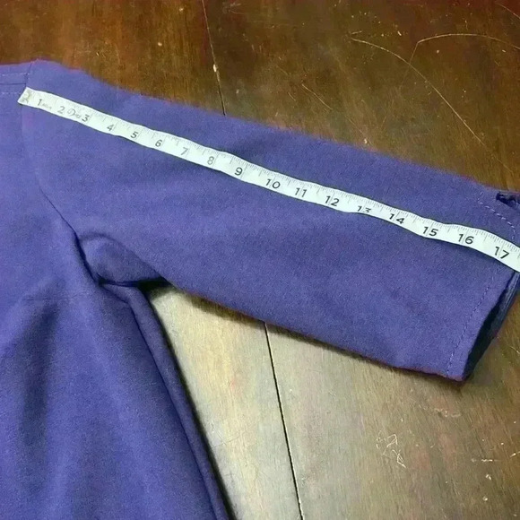 LOFT Color Block 3/4
Sleeve Shift Dress Pink/Purple Colorway size 14 - Picture 11 of 12